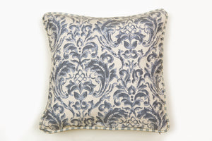 Ata Damask Blue Pillow - Letters From Bosphorus