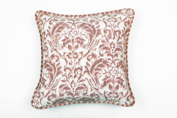 Ata Damask Terra Pillow - Letters From Bosphorus