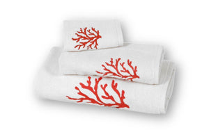 Coral Organic Cotton Towel - Letters From Bosphorus