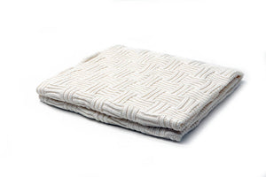 Woven Blocks Cotton Throw Blanket - Letters From Bosphorus