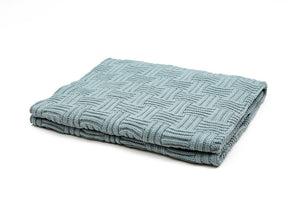 Woven Blocks Cotton Throw Blanket - Letters From Bosphorus